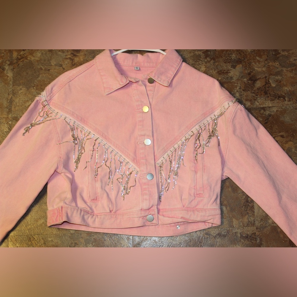 Pink Jean Jacket